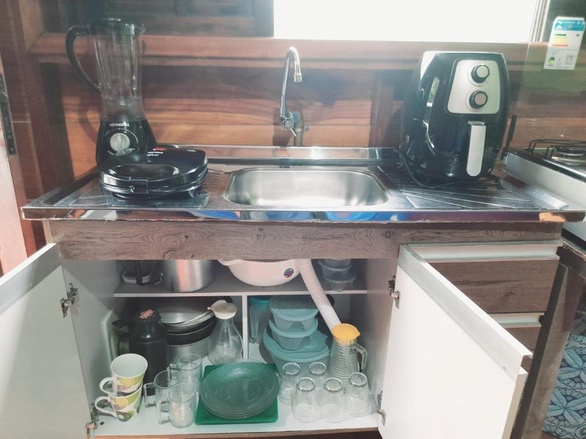 827 Chale Pe Na Areia, Completo Na Praia Do Estaleiro Em Ubatuba - 1 Dormitorio, 1 Banheiro, 1 Vaga De Garagem Exteriör bild