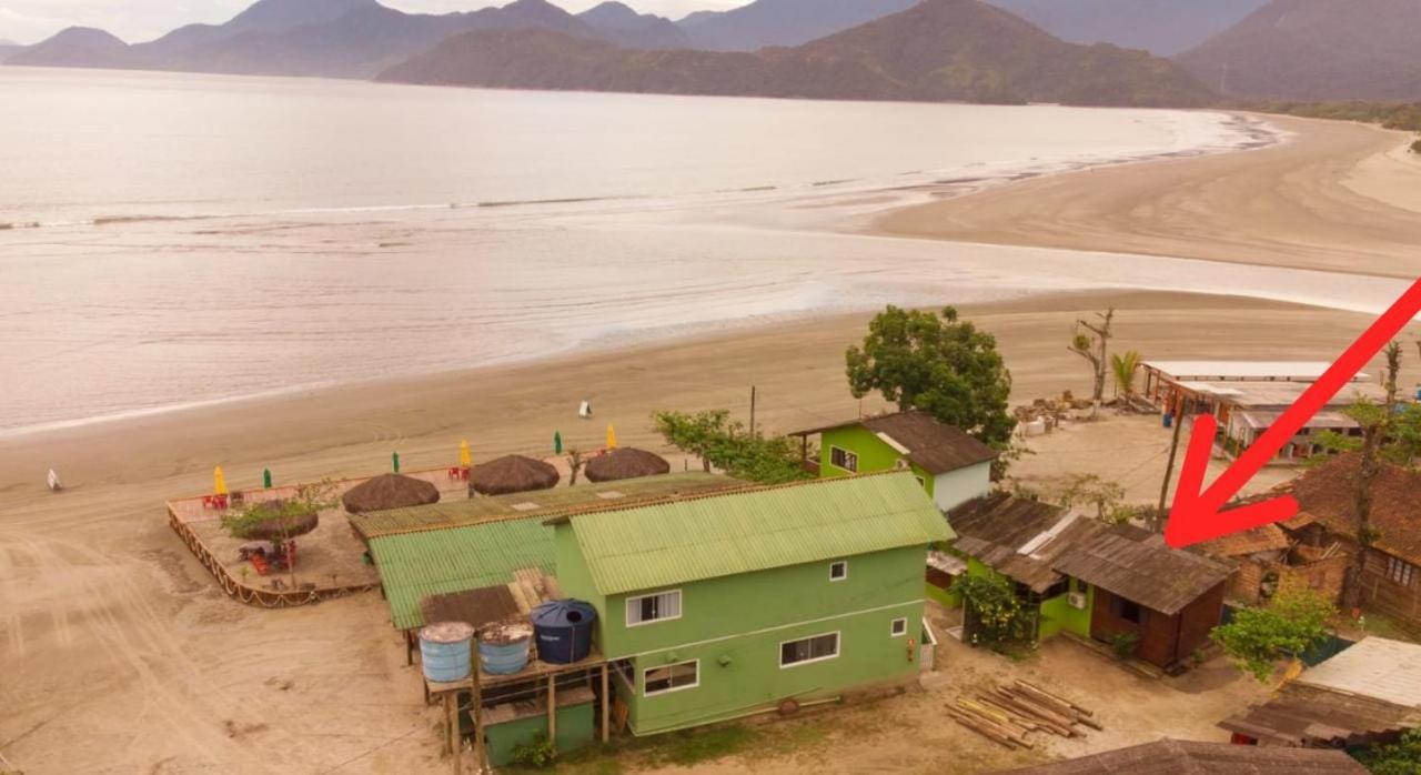 827 Chale Pe Na Areia, Completo Na Praia Do Estaleiro Em Ubatuba - 1 Dormitorio, 1 Banheiro, 1 Vaga De Garagem Exteriör bild