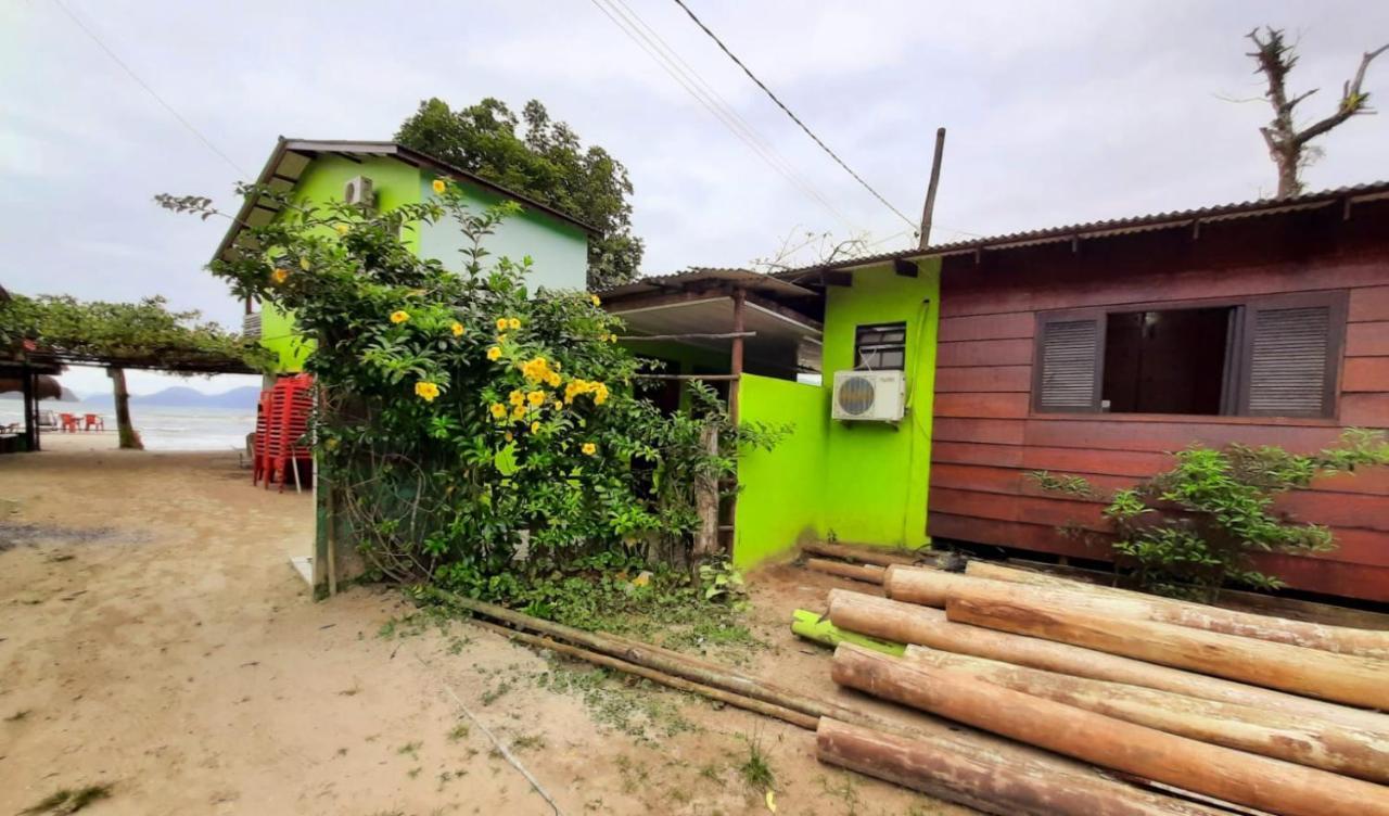 827 Chale Pe Na Areia, Completo Na Praia Do Estaleiro Em Ubatuba - 1 Dormitorio, 1 Banheiro, 1 Vaga De Garagem Exteriör bild
